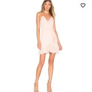 Lovers + Friends Nude Ruffled Mini Dress Size XS
